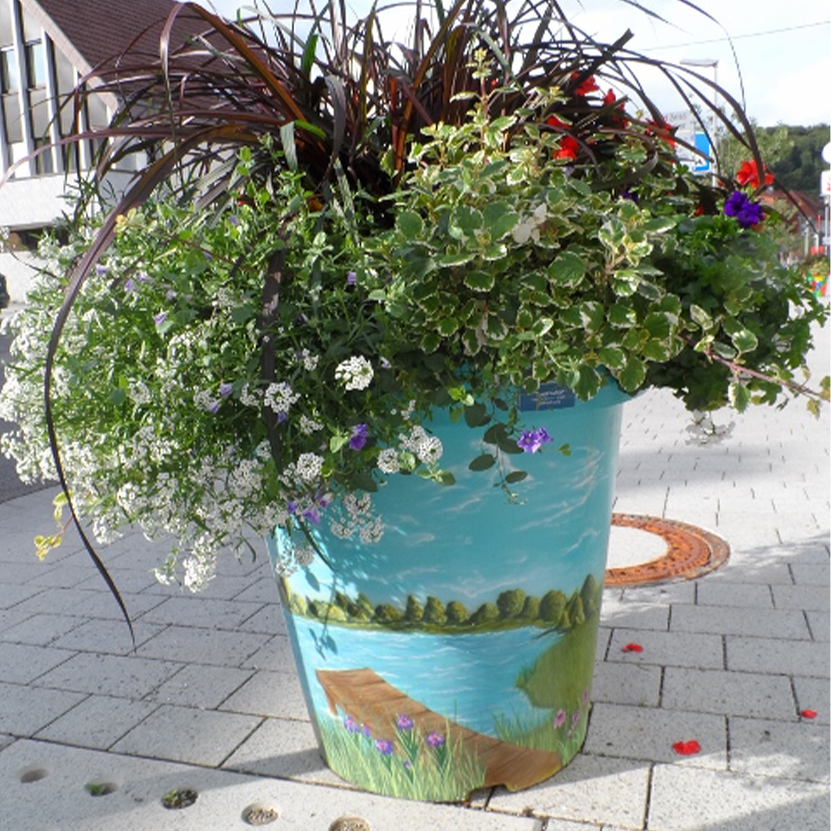 Pots de fleurs Extravase customisés