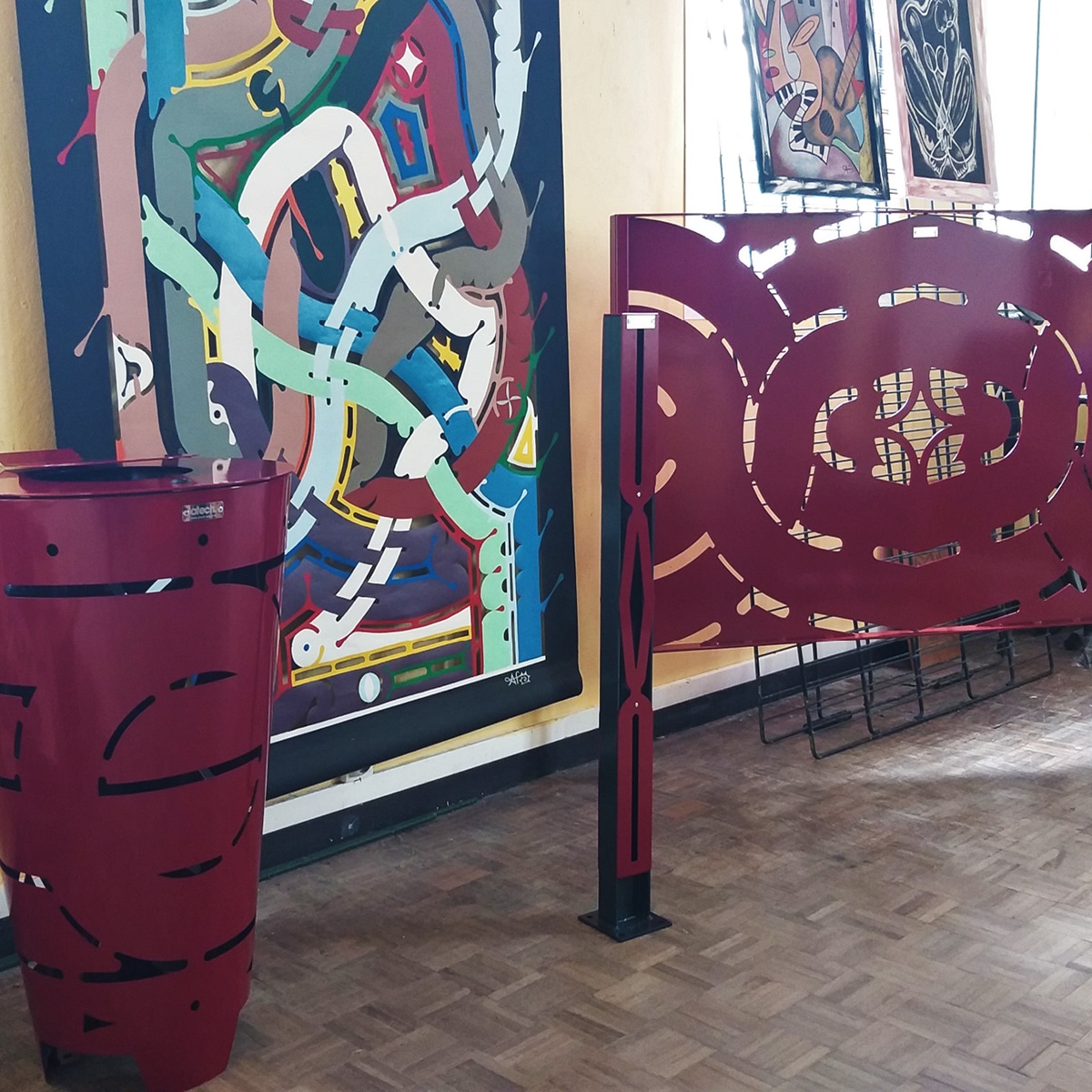 L’Art Tembé s’invite sur le mobilier urbain