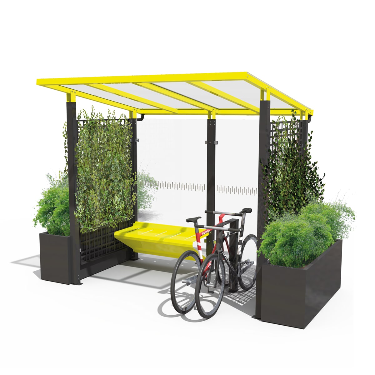 Abri Be’MAX végétalisé et gestion de l’eau