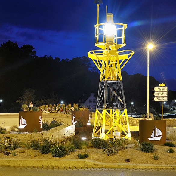 Aménager un rond point paysager
