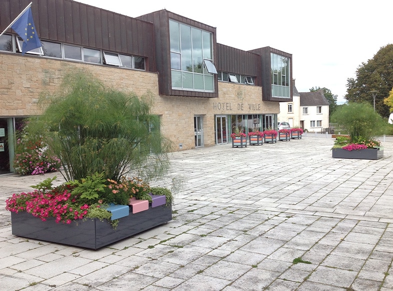 Idées pour l'aménagement d'une place publique avec la gamme SQUARE