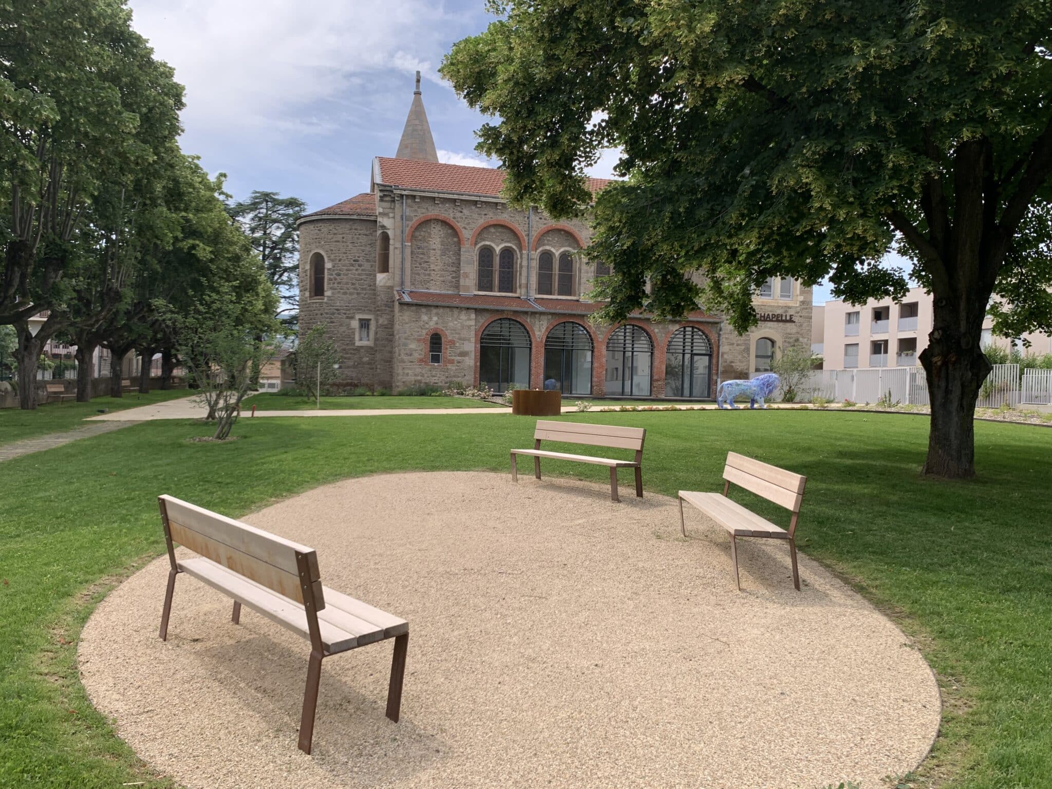 Aménagement paysager urbain à Mornant