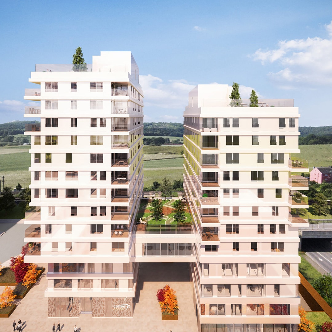 Aménagement paysager aux Capelli Towers