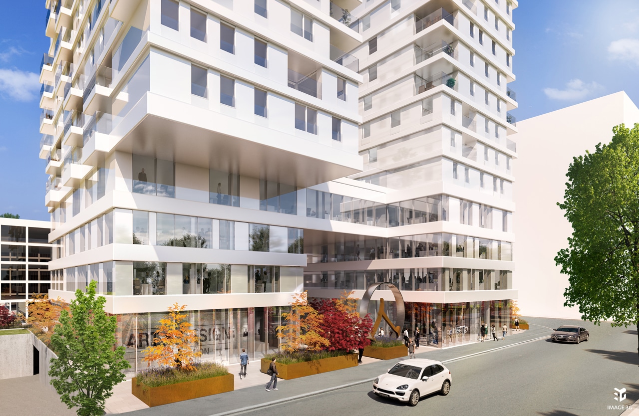 Aménagement paysager aux Capelli Towers