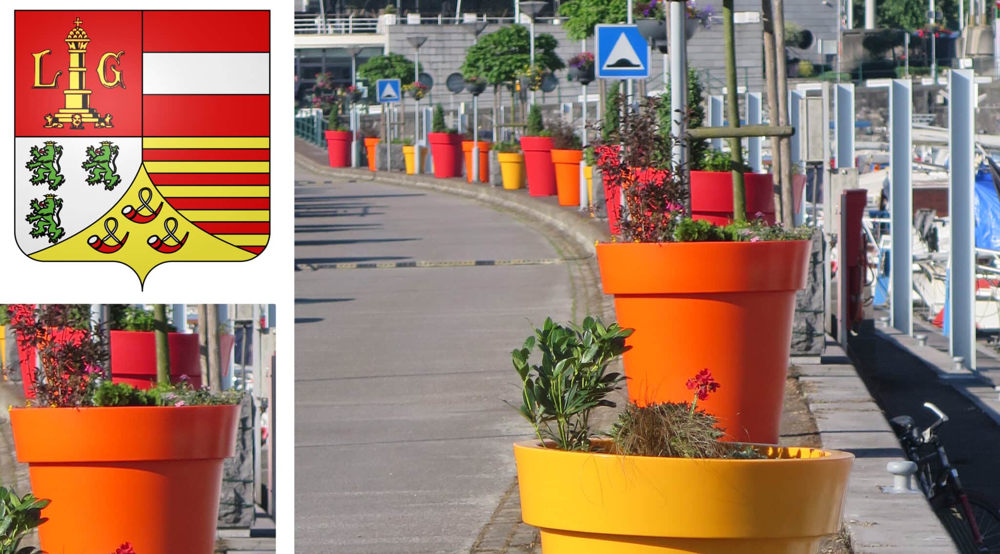 Port des yachts de Liège : Un aménagement urbain coloré pour embellir et sécuriser l'espace