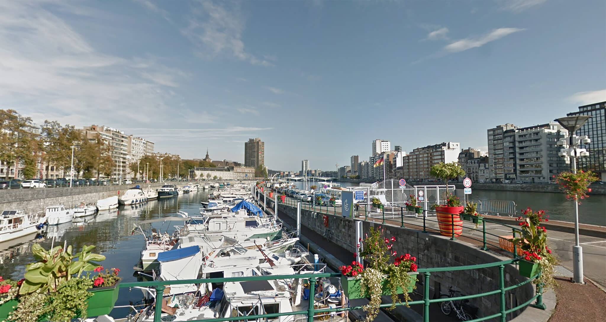 Port des yachts de Liège : Un aménagement urbain coloré pour embellir et sécuriser l'espace