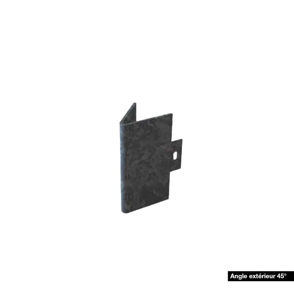 Angle pour bordure droite - Acier galvanisé à chaud