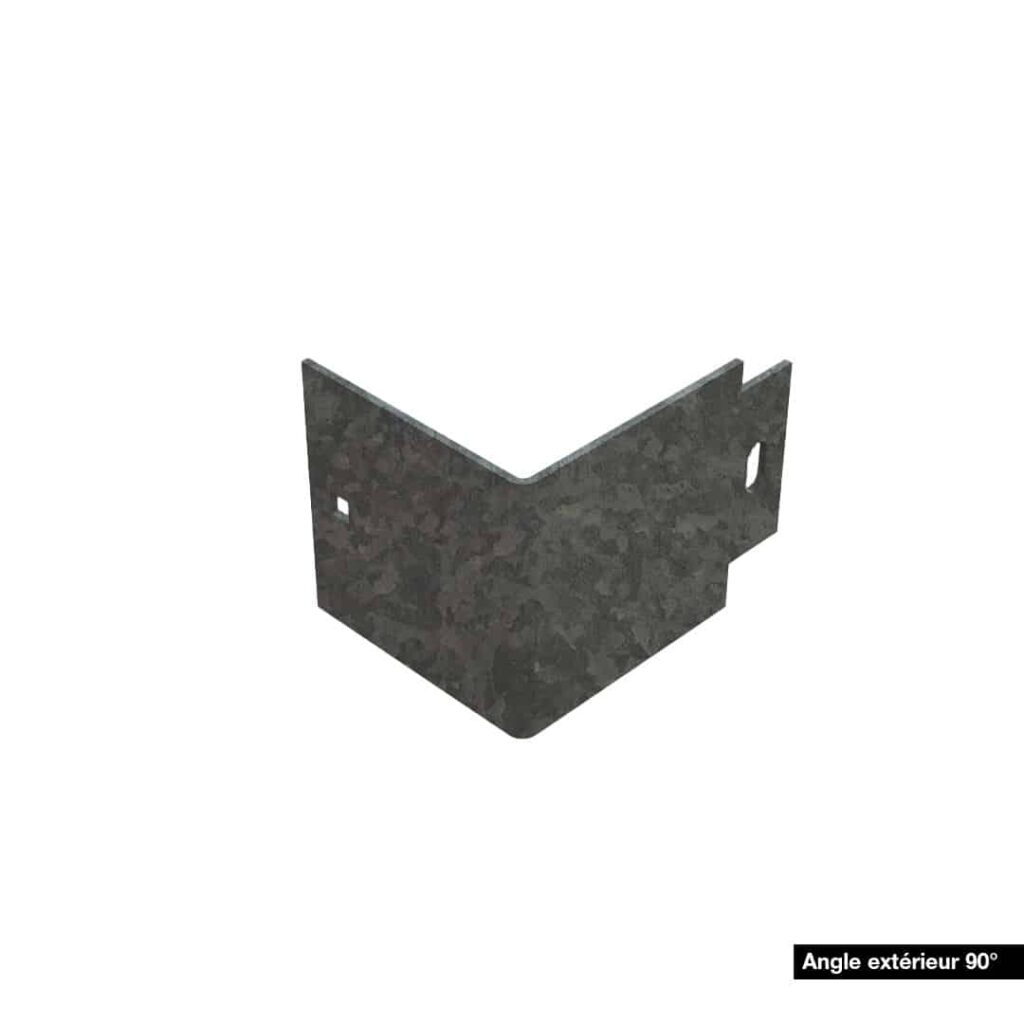 Angle pour bordure droite - Acier galvanisé à chaud