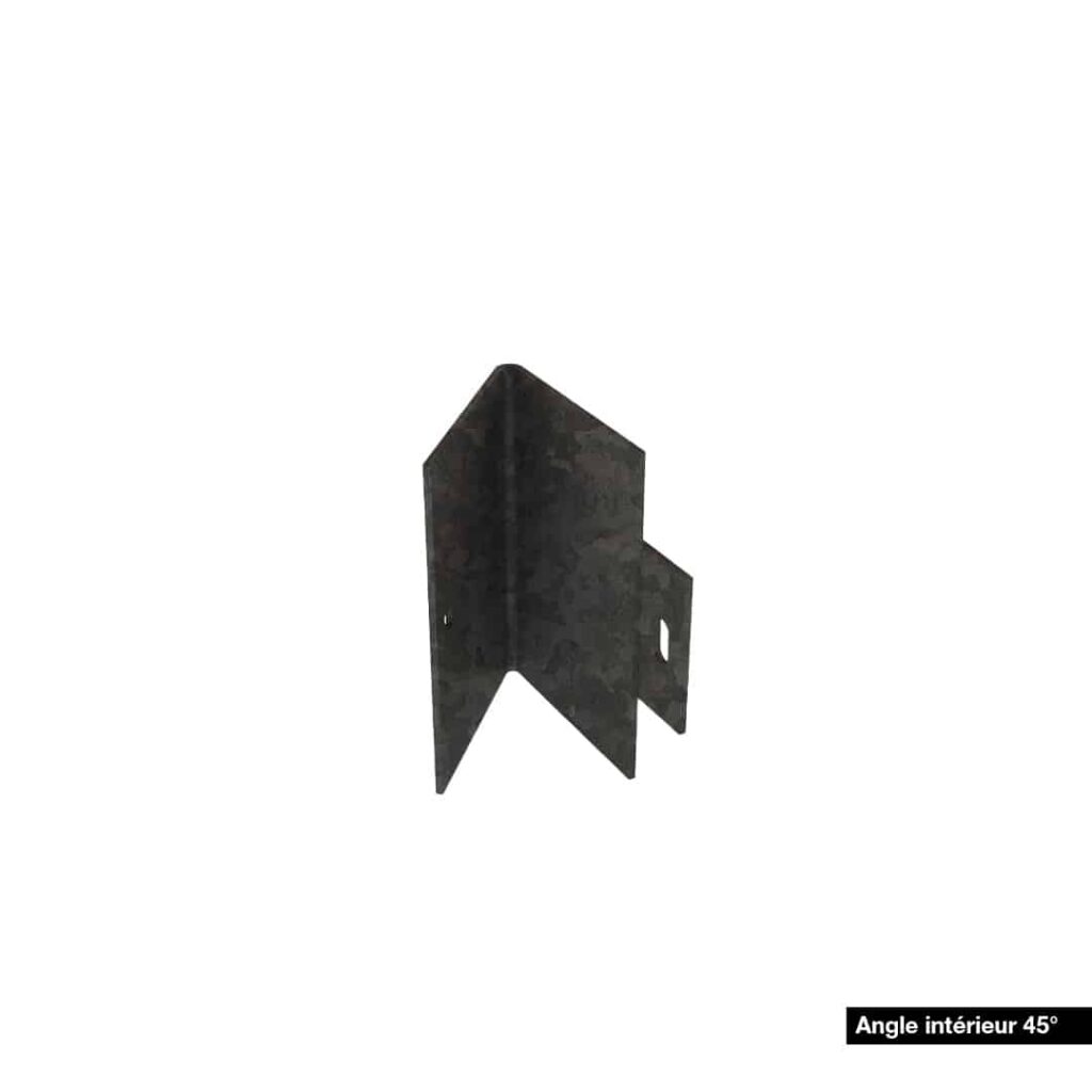 Angle pour bordure droite - Acier galvanisé à chaud