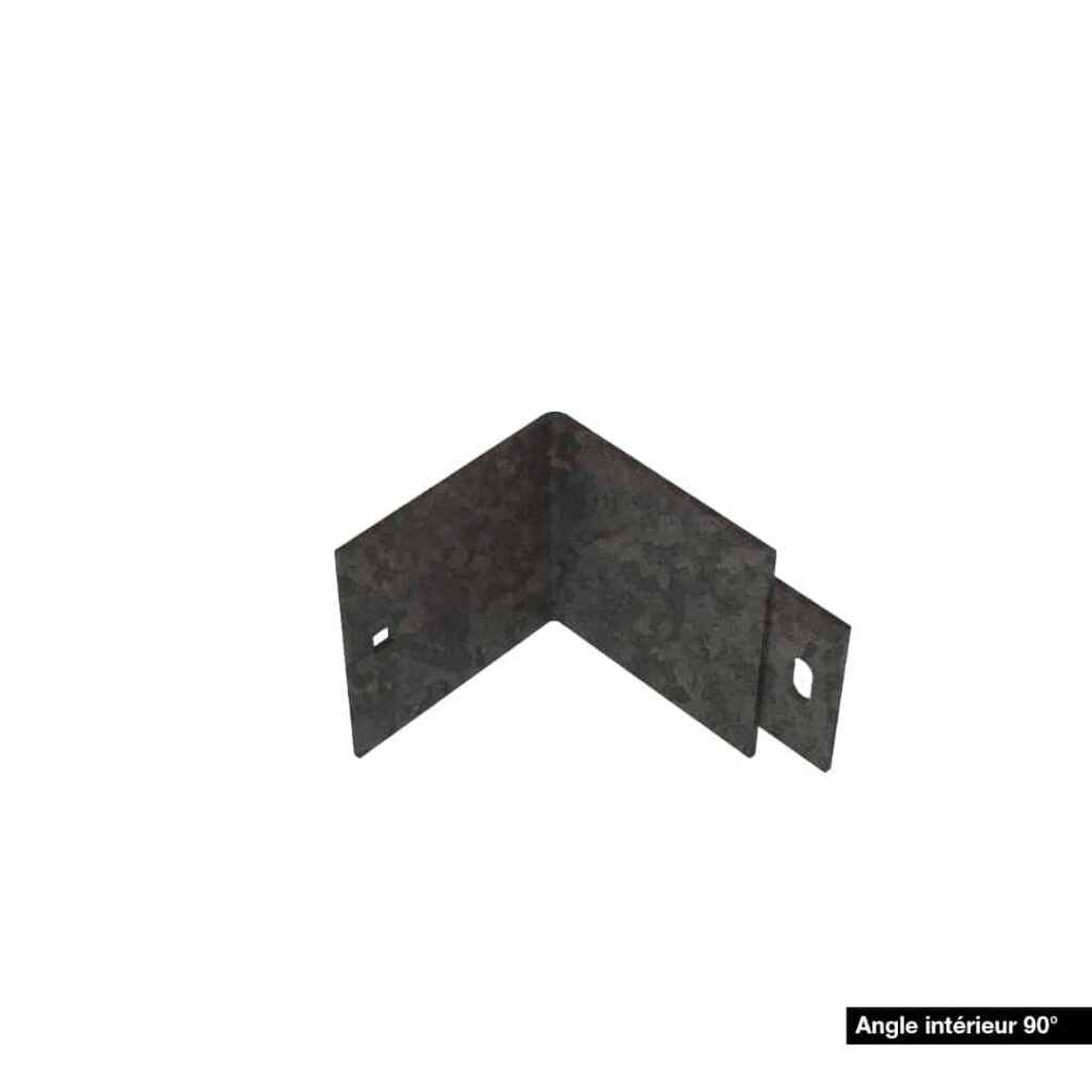 Angle pour bordure droite - Acier galvanisé à chaud