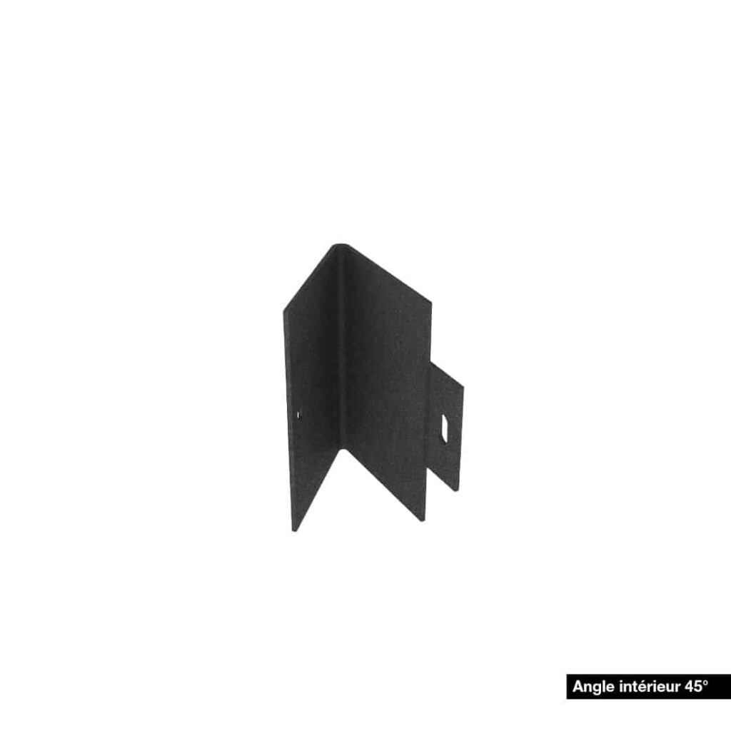 Angle pour bordure droite - Acier corten brut