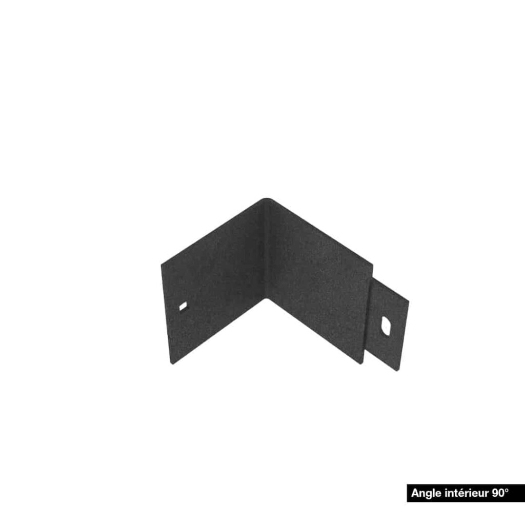 Angle pour bordure droite - Acier corten brut