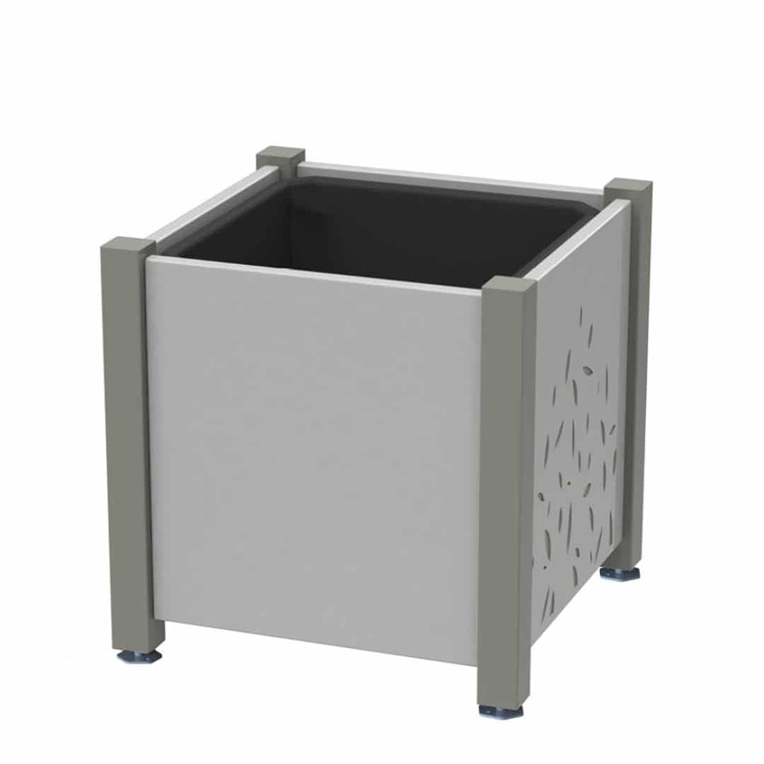 Bac d’Orangerie tôle lisse acier découpée laser – Aéris