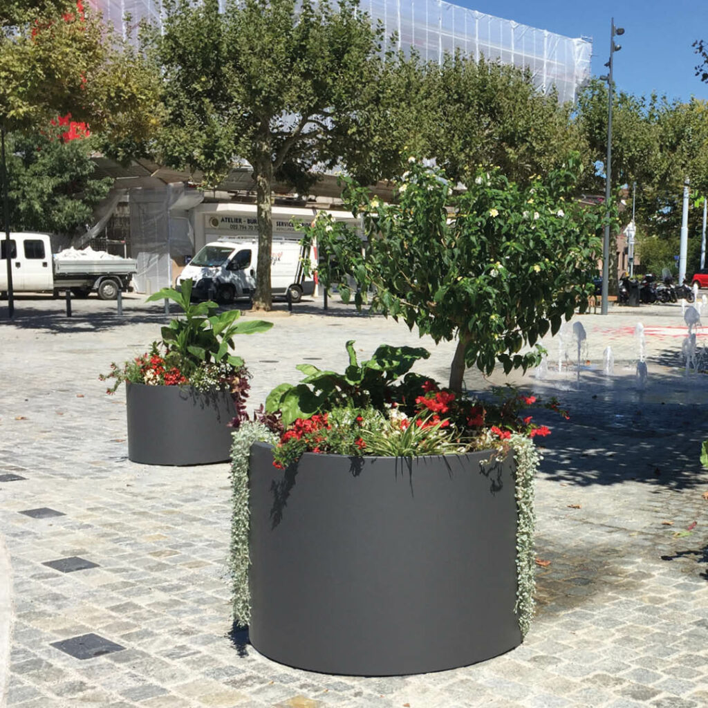 Bac de Fleurissement cylindrique - Patine