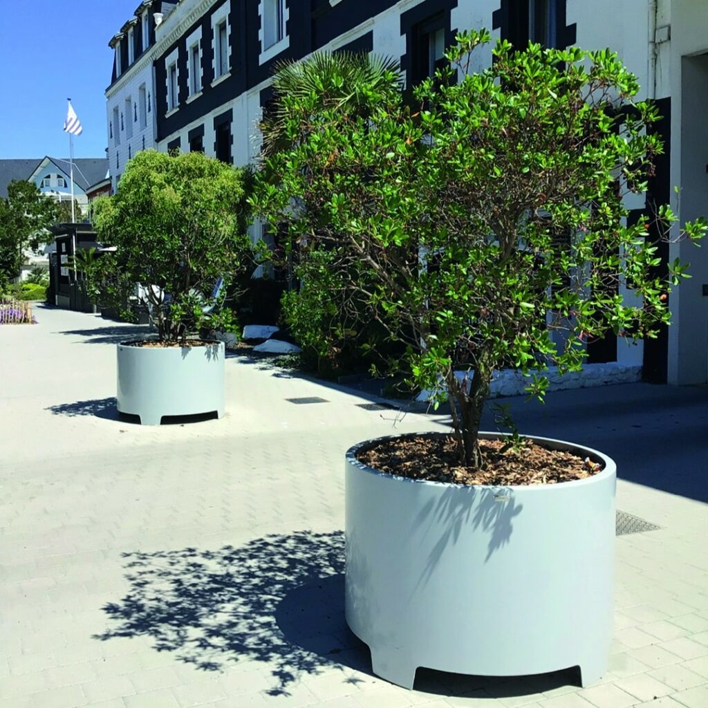 Bac de Fleurissement cylindrique - Patine