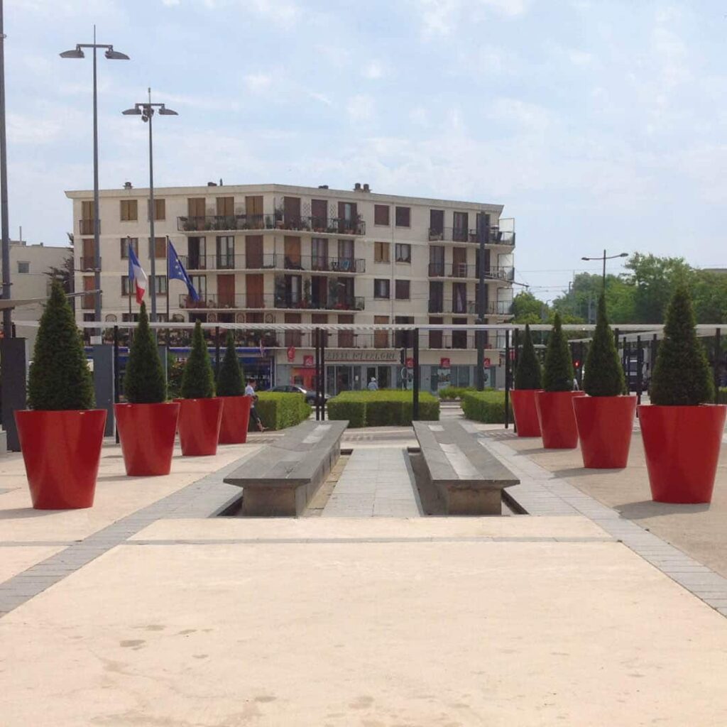 Bac de fleurissement conique - Perga