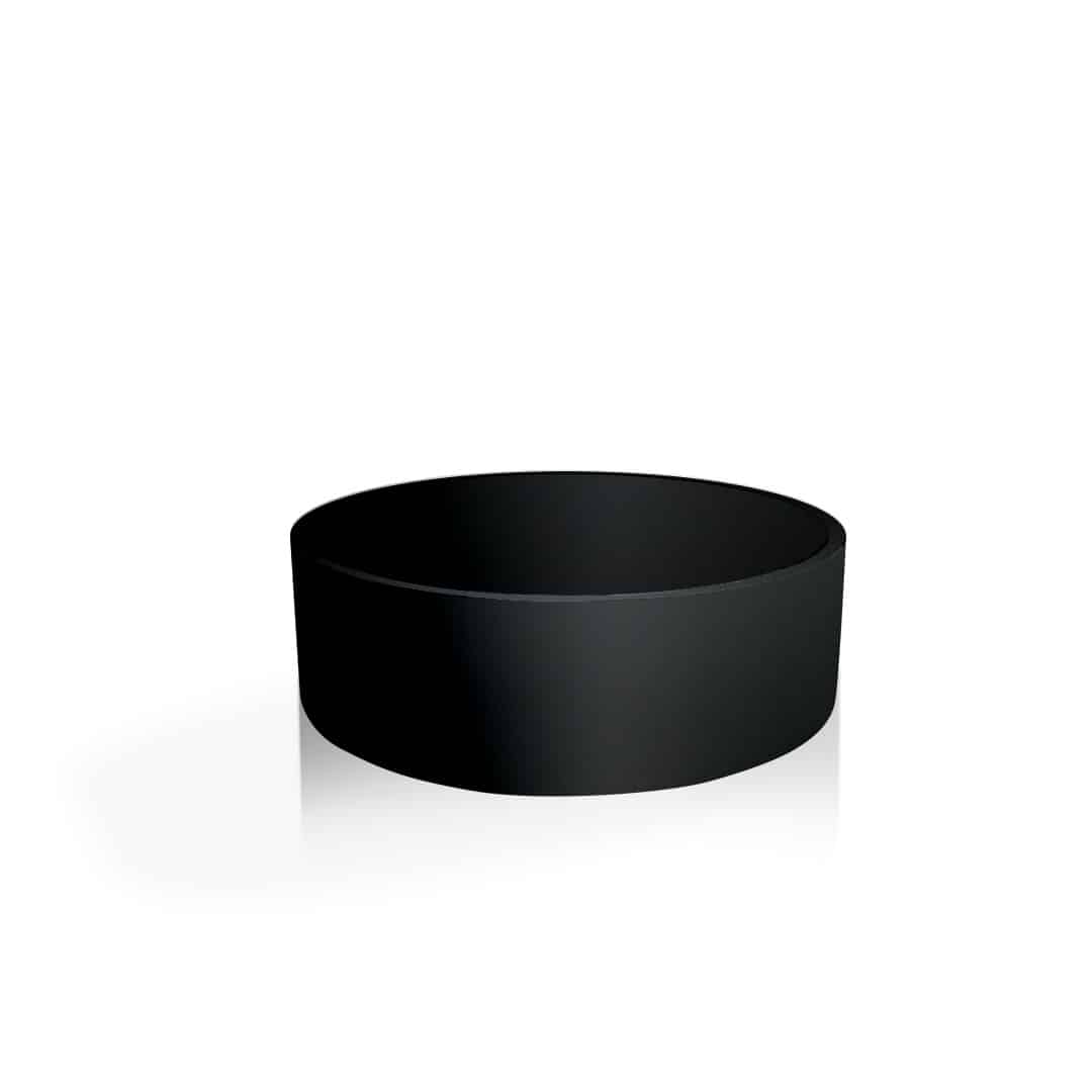 Bac avec fond soudé rond