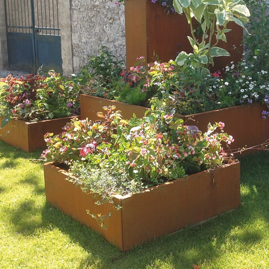 Bac sans fond panneauté carré