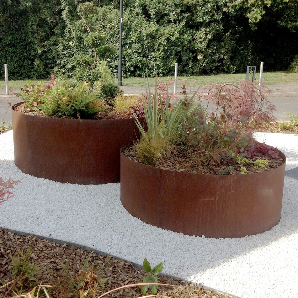 Bac sans fond panneauté rond