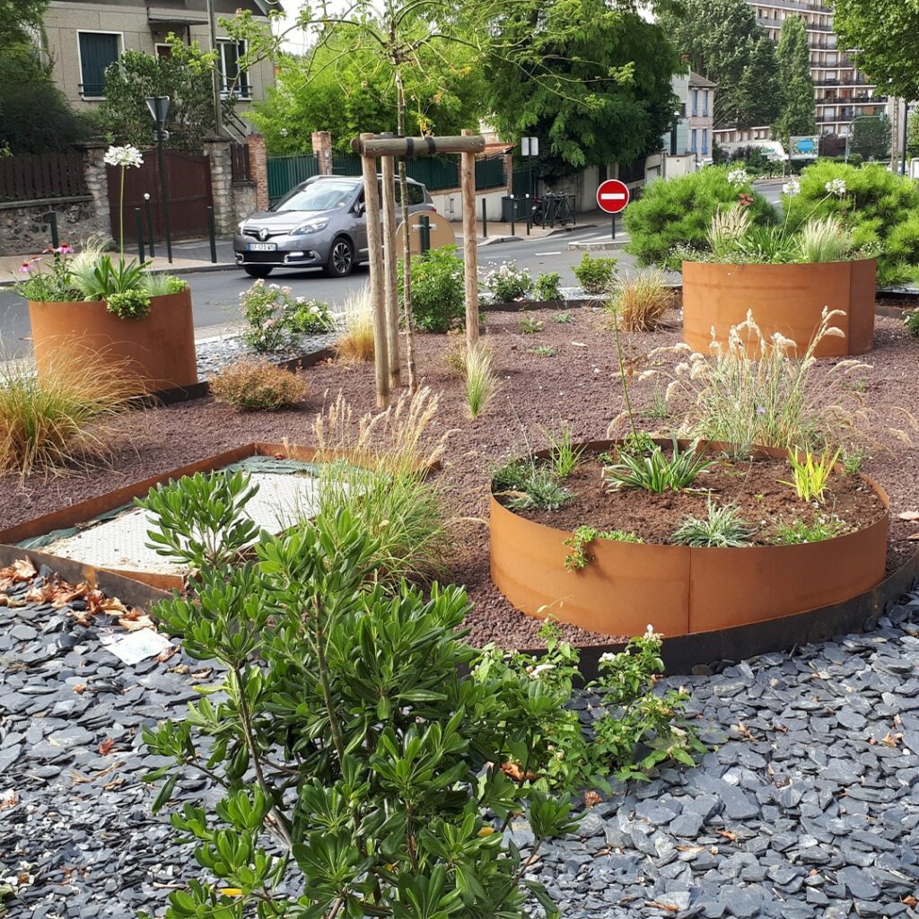 Bac sans fond panneauté rond