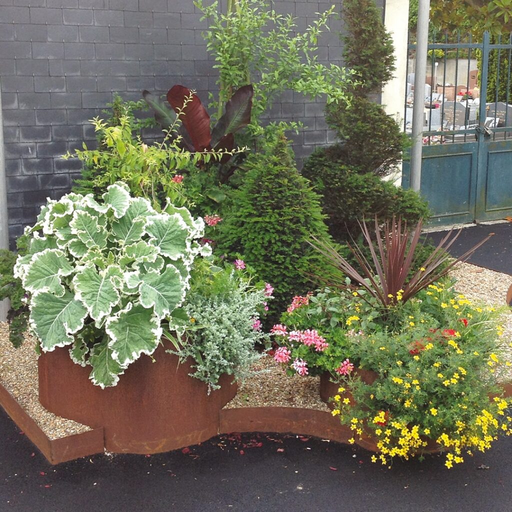 Bac sans fond panneauté rond