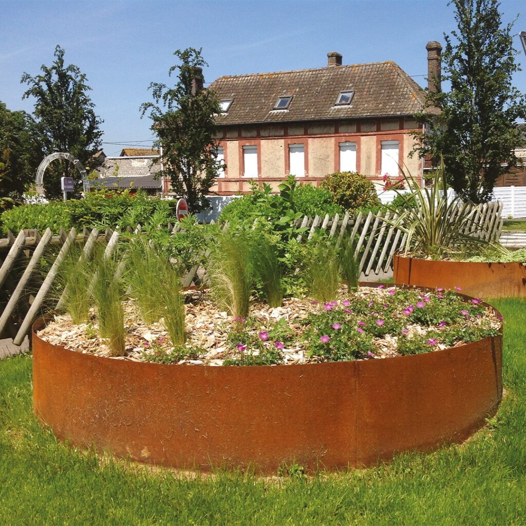 Bac sans fond panneauté rond