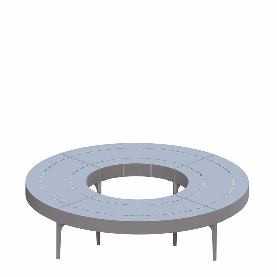 Banquette circulaire – A-LINÉA