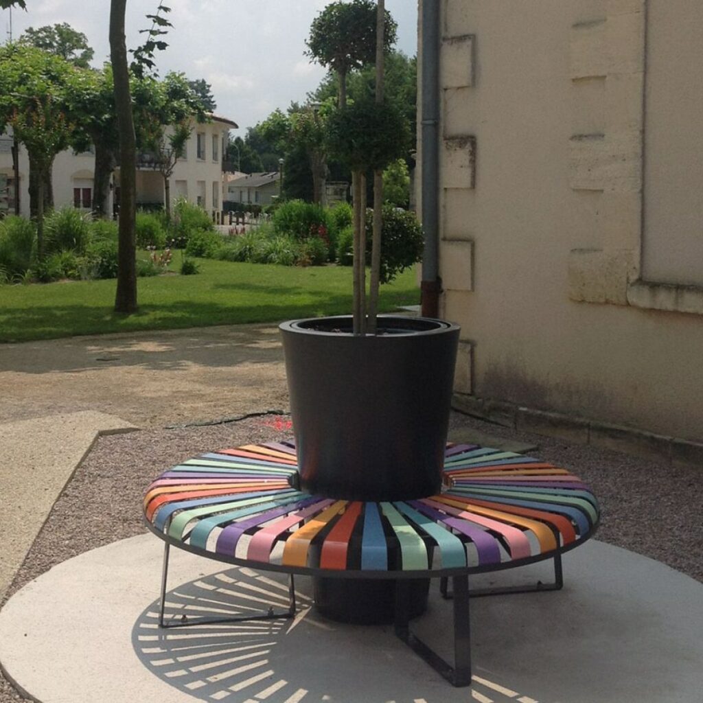 Banquette circulaire - PASTEL