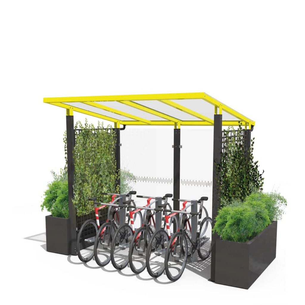Abri vélo Be'MAX végétalisé