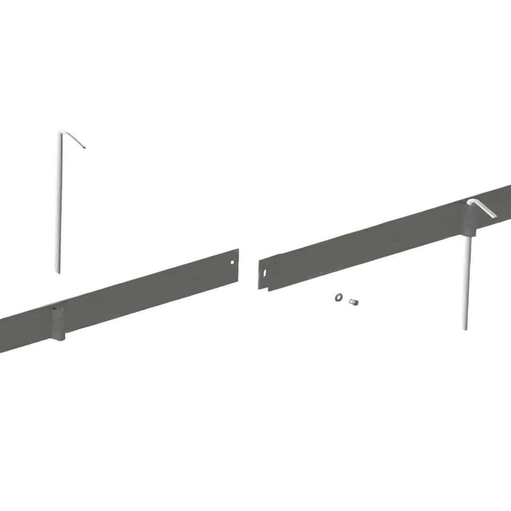 Bordure droite - Acier galvanisé à chaud - 3 ML