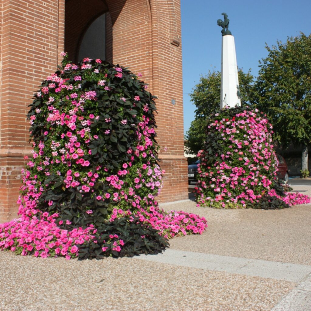 Colonne de fleurissement - Carrée