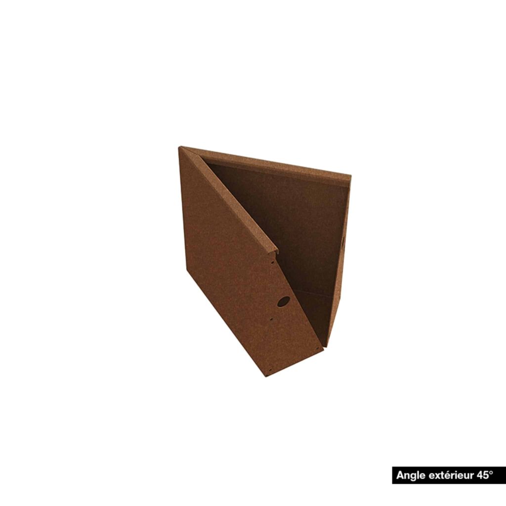 Angle costière - Acier corten