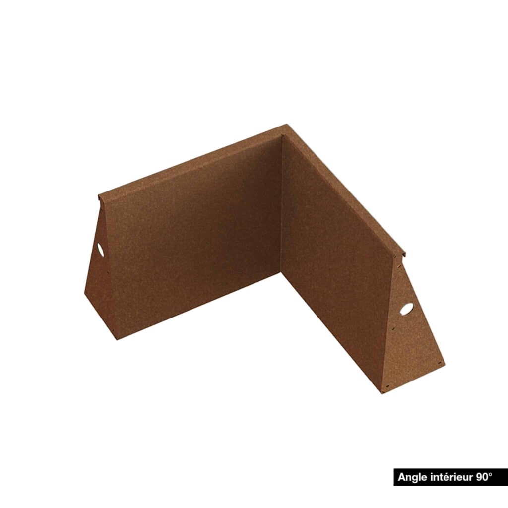 Angle costière - Acier corten