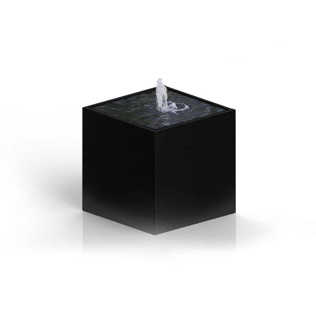 Table d'eau carrée - Aluminium peint