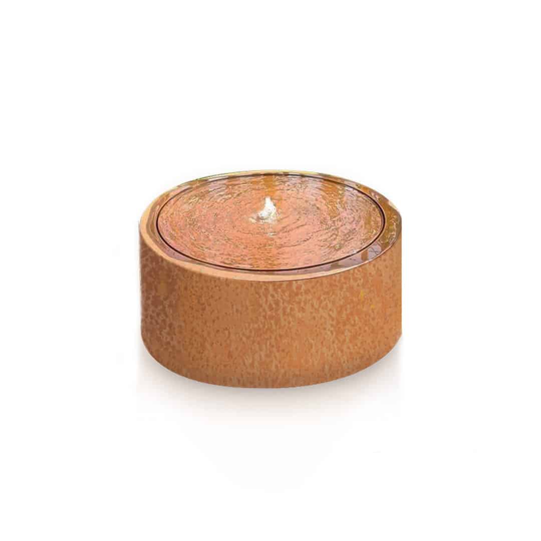 Table d’eau ronde – Acier corten
