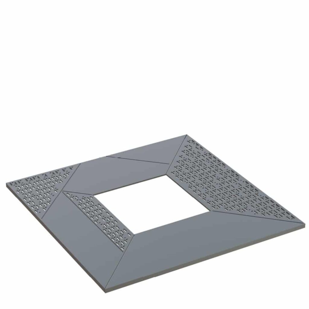 Grille d´Arbre acier - ORIGAMI