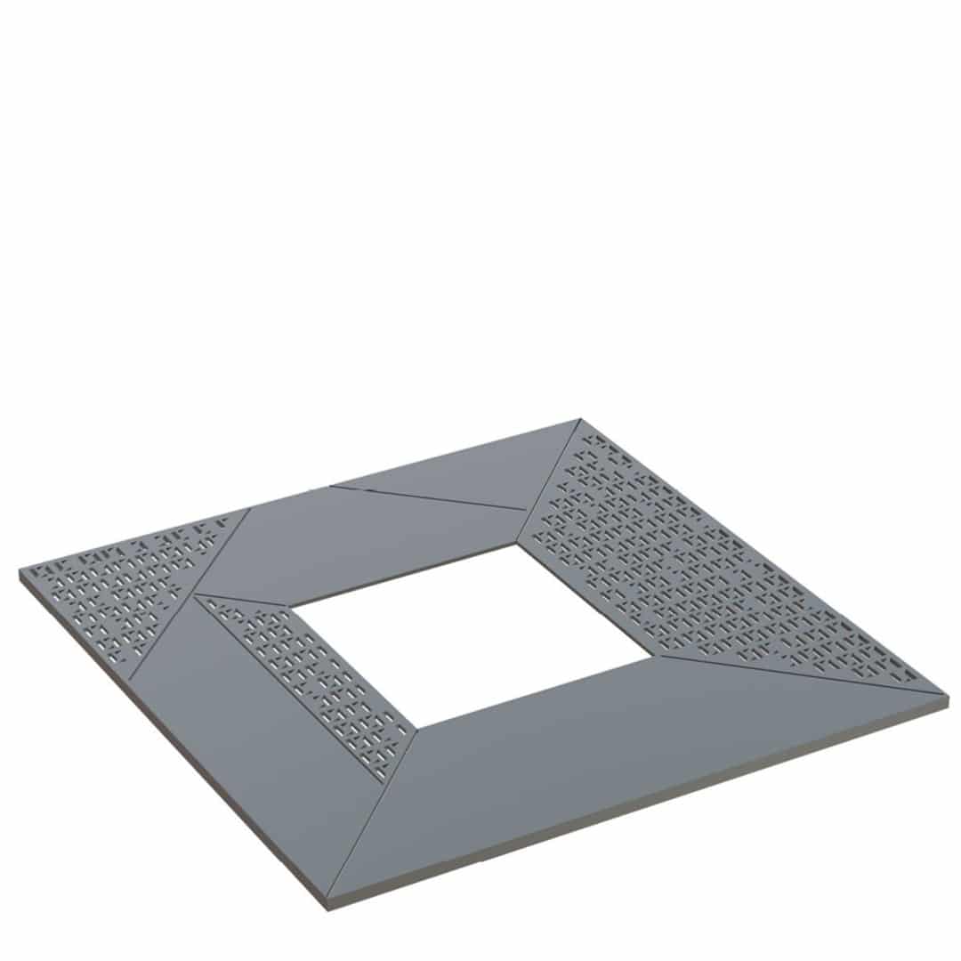 Grille d´Arbre acier – ORIGAMI