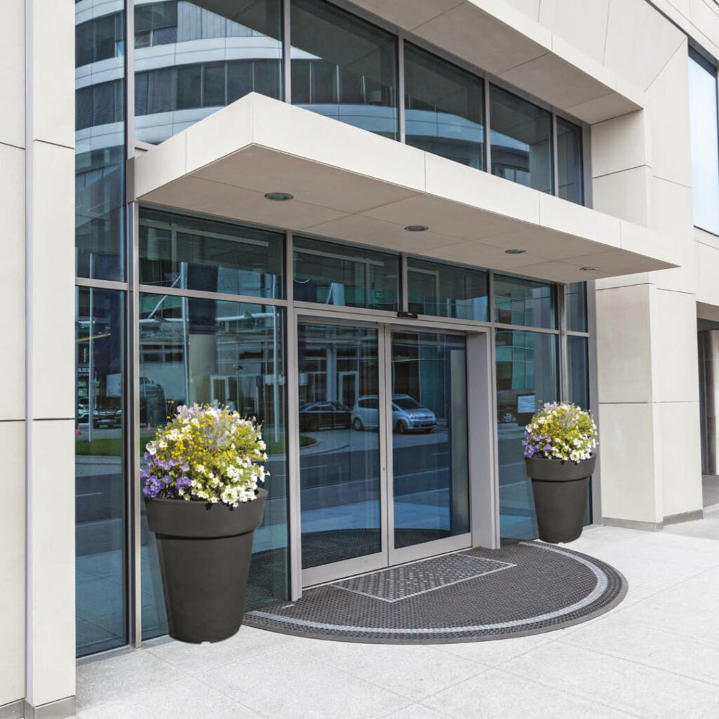 Pot de Fleurs plastique recyclable - Demi Extravase