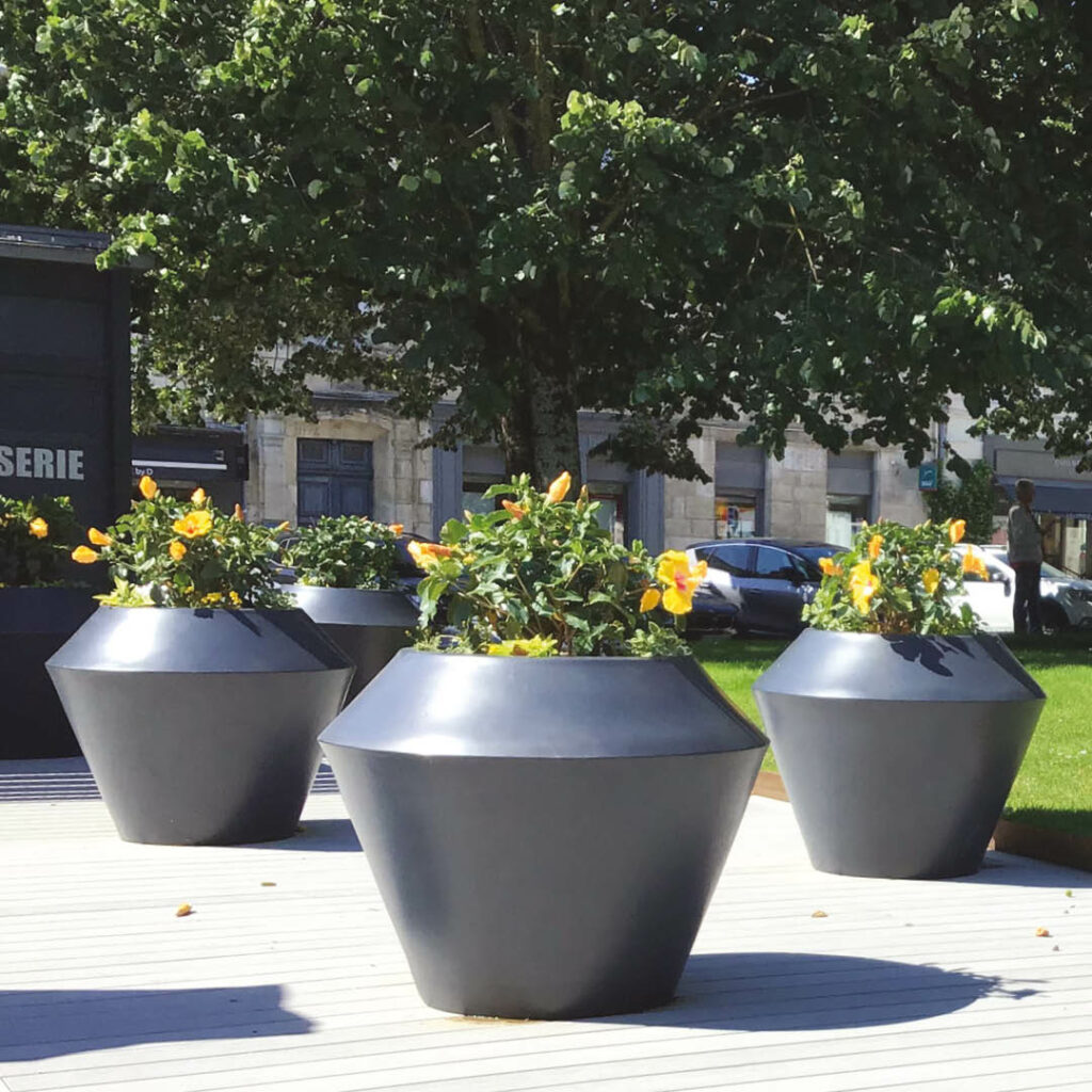 Pot de Fleurs plastique recyclable - Saphir