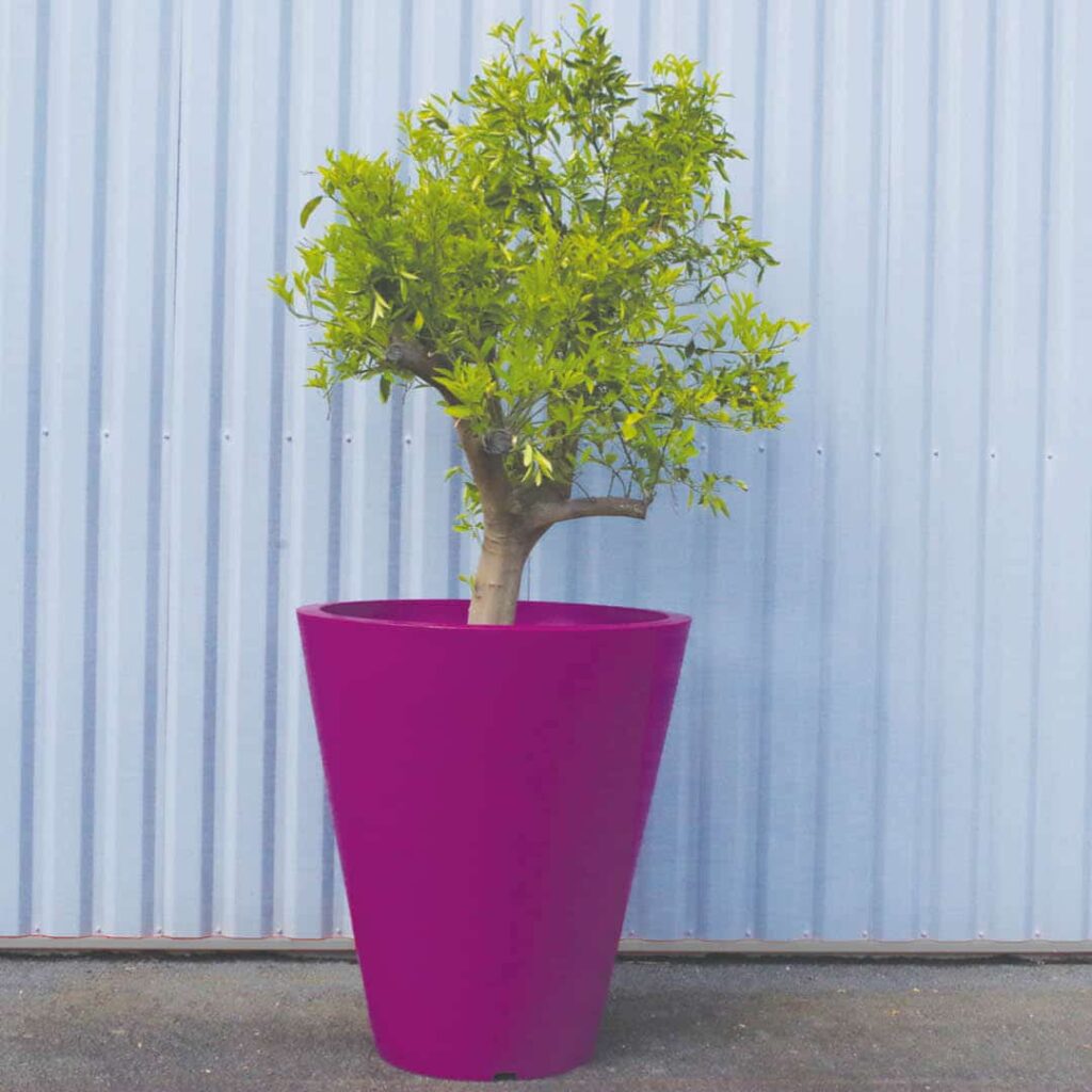 Pot de Fleurs plastique recyclable - Vase