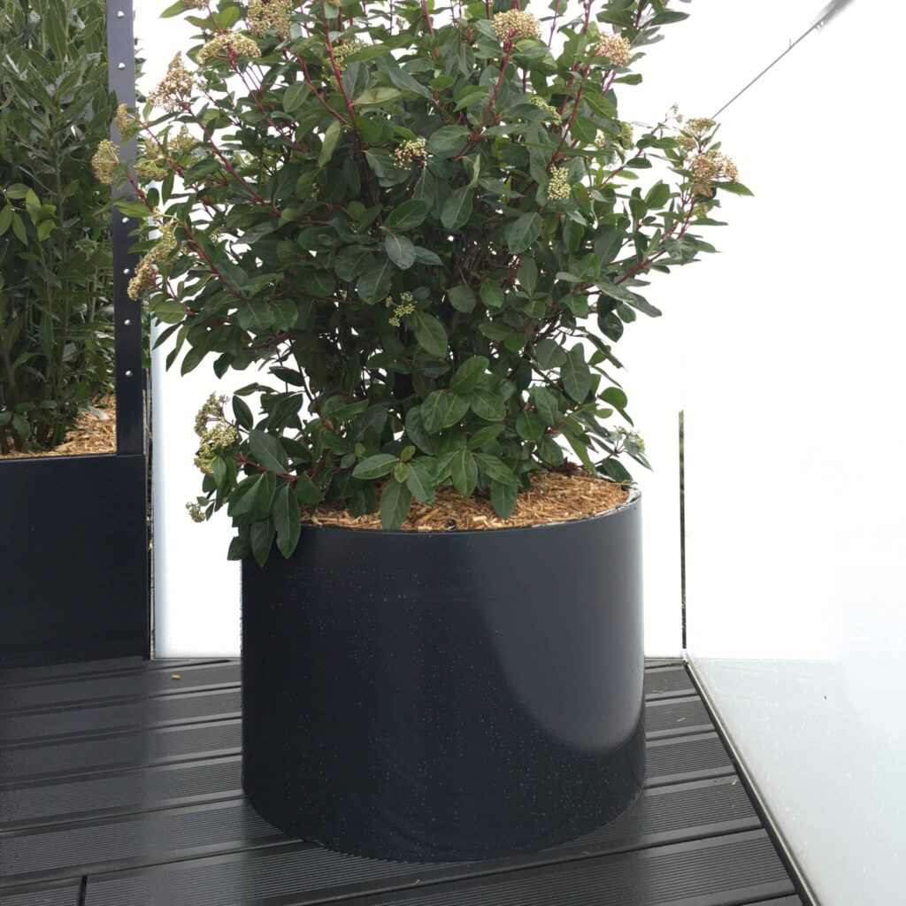 Bac avec fond soudé rond