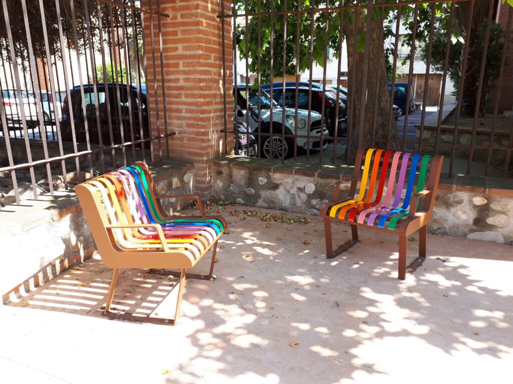Chaise urbaine – Pastel