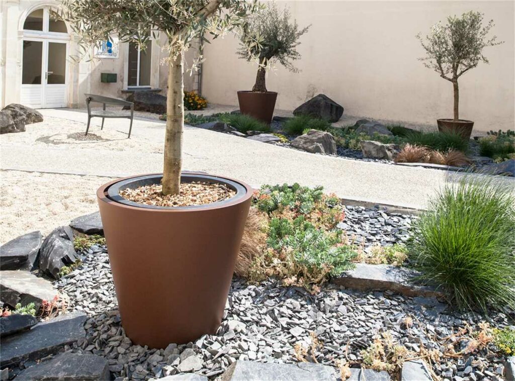 Bac de fleurissement conique – Extrabac