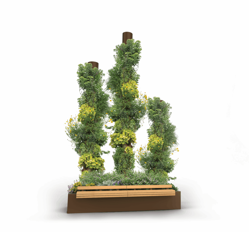 Colonne végétalisée Mube