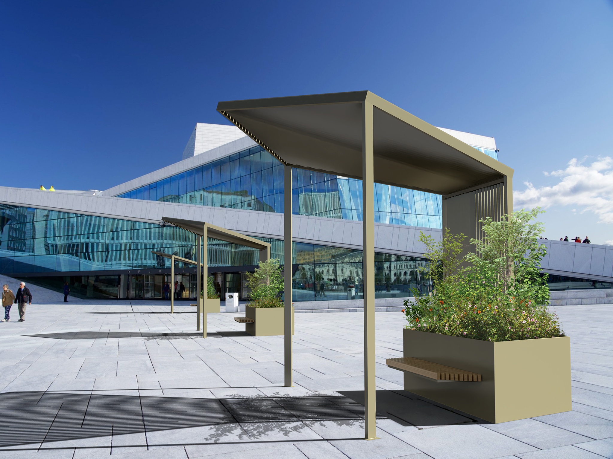 Jardin urbain – Pergola Équinoxe