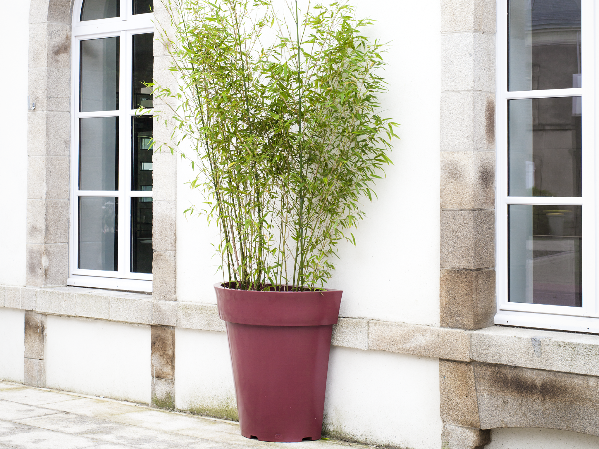 Pot de Fleurs plastique recyclable – Demi Extravase