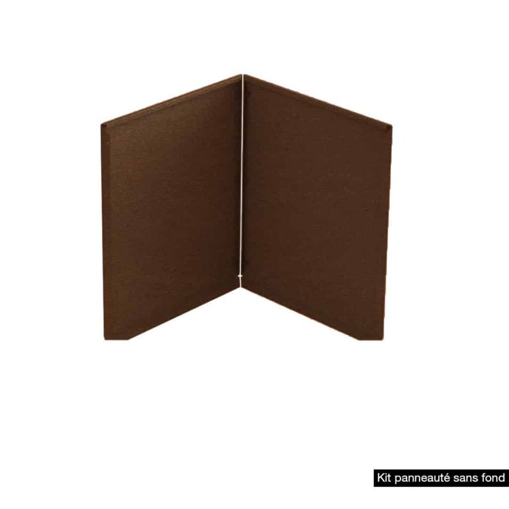 Bac sans fond panneauté rectangle