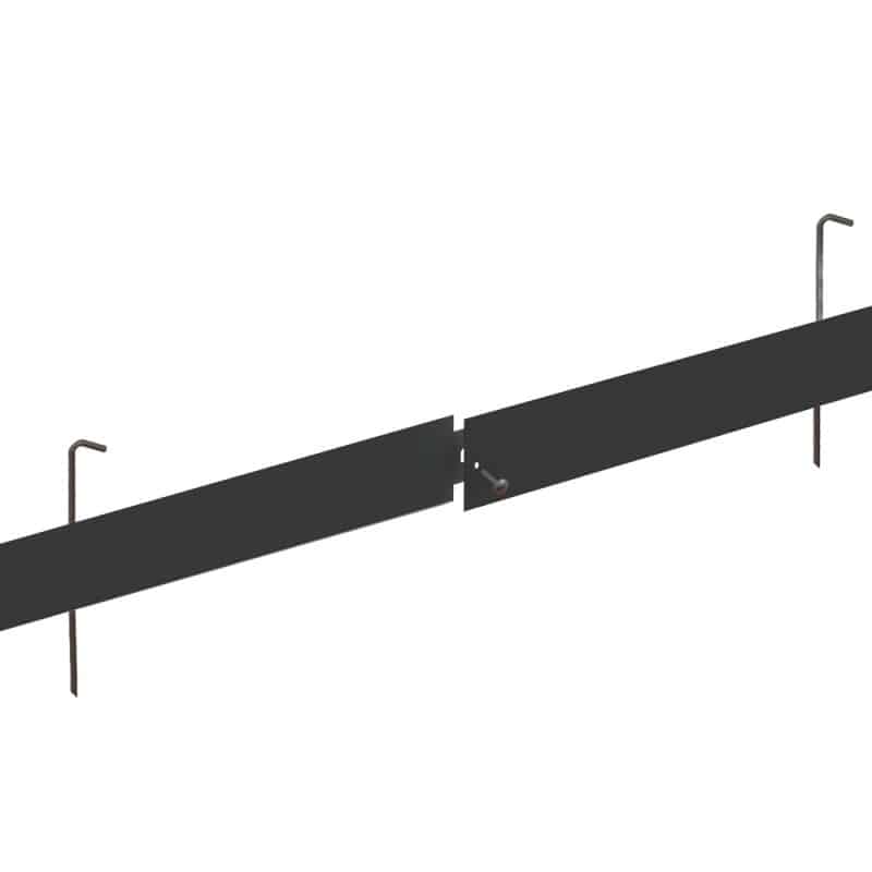 Bordure droite – Acier galvanisé à chaud et peint sur 1 face – 3 ML