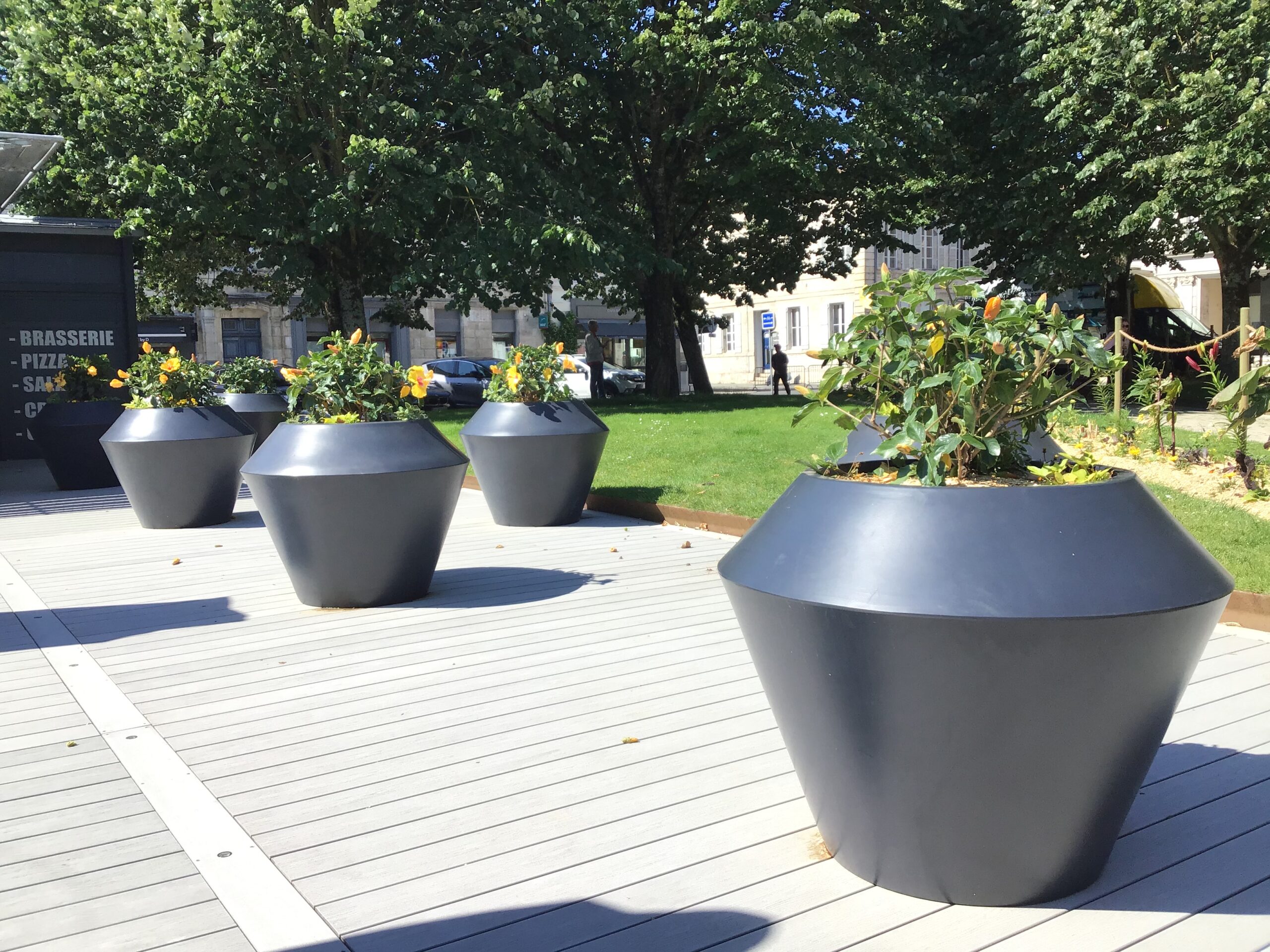 Pot de Fleurs plastique recyclable – Saphir