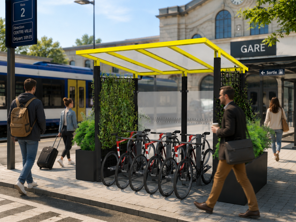 Abri vélo Be&rsquo;MAX végétalisé